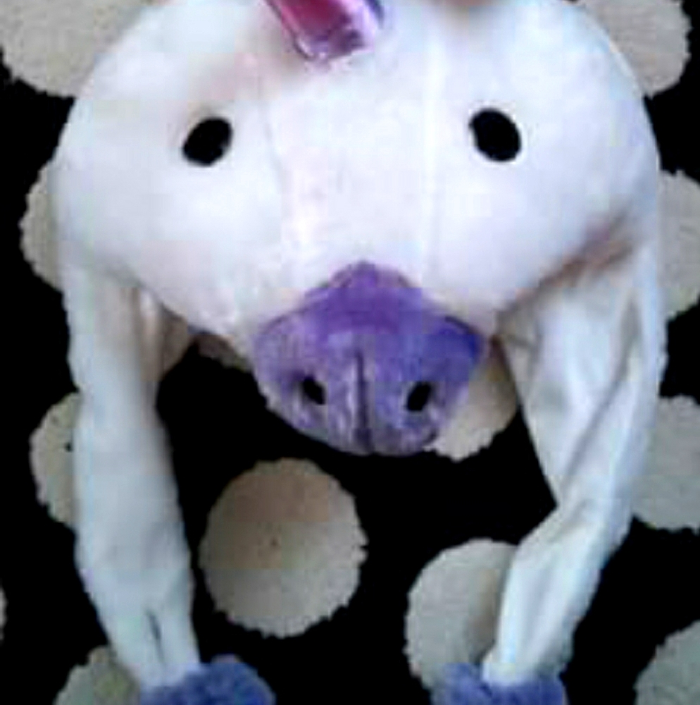 Unicorn Plush Winter Hat NWT